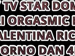 Valentina Ricci's juicy bubble butt overflows with Dan's thick cum load! 🍑💦