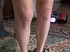 what happens when four sexy milfs try lingerie and flash pussies at a fake photoshoot? 👙🍑