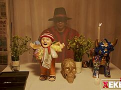 BIG-TITTED COLOMBIAN MILF PERUVIANA FOOLED BY FAKE HEALER INTO CREAMPIE DETONATION