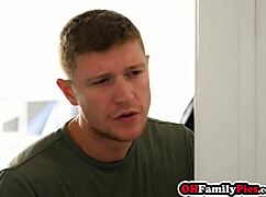 petite stepsis cries in bed until stepbro's monster cock turns tears to moans