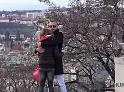 sexy redhead cheats on dumb hubby for hunt4k cash