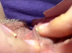 Watch big clit throb and pulse in extreme closeup orgasm