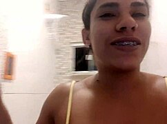 Big ass babe sucks monster black cock at outdoor youtube party