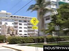 Roxy's Tanned Big Ass Bounces on BBC Deep in Limo Backseat