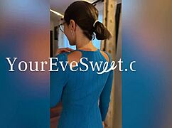 Heart racing as i slip glasses on and toy my dripping pussy for you eve sweet