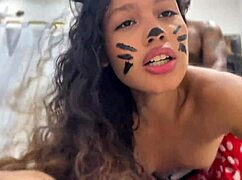 minnie mouse craves cock instead of cheese pussy pounded on halloween