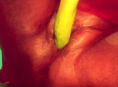 ever wonder why this chubby asian village slut shoves brinjal deep in her wet shaved pussy before monster cock facial cumshot