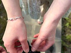 imagine deepthroating this russian milf beauty before countryside creampie pov!