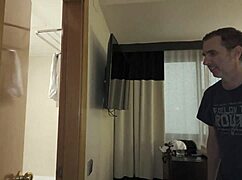 sexy latina neighbor showers then rides my cock hard in bedroom and bathroom