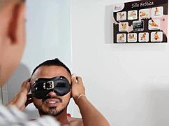 Skinny Latina's Narrow Ass Takes Double Penetration in Wild Threesome