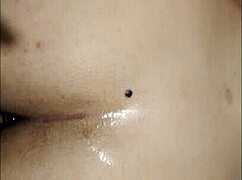 latina with huge tits dances then takes first anal toy in bedroom