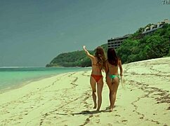 relaxing bikini babes lounge country style