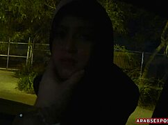 Picked up hot Arab street slut for cash 🚗💦