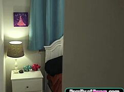 stepsis pretty face drowned in my cumshot after deepthroat blowjob