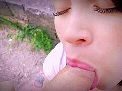 my slutty stepsister's deepthroat asmr makes me cum in her mouth