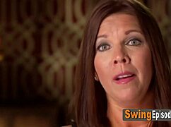 swinger pool party erupts into red room orgy madness!