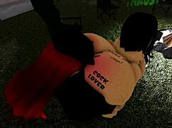 TIRED GIRL WAKES TO HARD COCK SLAMMING HER TIGHT PUSSY OUTDOOR!?