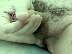 Amateur Solo Masturbation Close-Up in Bathroom Mirror