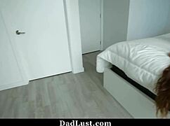 Stepdad craves filling both stepdaughters' tight young pussies now