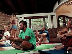 Lilith Grace Yoga Babe Falls Into Wild Gangbang