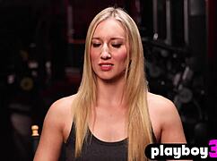 i love watching big tits blonde milf riley reyes stretch with sexy sarati