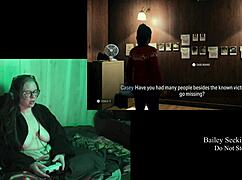 naked alan wake 2 playthrough got me so horny with my big tits out