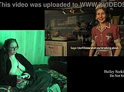 naked alan wake 2 playthrough got me so horny with my big tits out