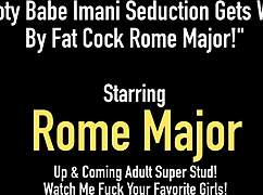 Big booty ebony Imani gets wrecked doggystyle by Rome Major
