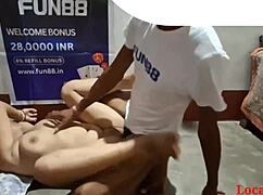 servant fucks me hard in kitchen after cooking young pussy