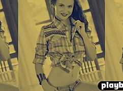 Small Tits Teen Model Melissa Jean Strips Poolside Posing Nude Big Ass