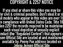 i crave jelena jensen's all natural brunette milf body big tits ass clit pussy in hot lesbian scissoring licks