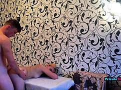 sexy blonde stepsis licks bros cock then rides doggystyle