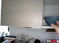 Step Sister Jerks and Fucks Step Bro Hard in POV