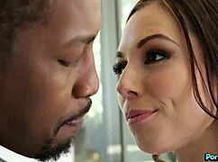 Hot Aidra Fox Takes Intense BBC Pounding Bent Over From Black Boss And Subordinate