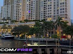 Watch sneaky serena hill slurp balls then swallow hot cum surprise pov