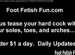 i command total submission worship my feet in brutal femdom pov now