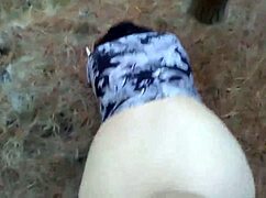 FUCKING THAT HUGE-ASS BBW IN THE WOODS! exhibitionist outdoor pounding