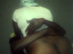 ebony stepsister meets family friend for private home gathering and shared activities