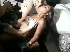 brazilian babe spreads for black monster cock creampie in outdoor public fuck