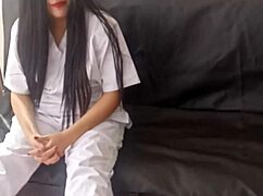 raise my pay and fuck my tight ass nurse begs in waiting room homemade pov