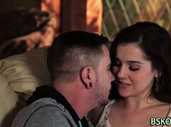 hey this teen pornstar just got covered in jizz after fingering