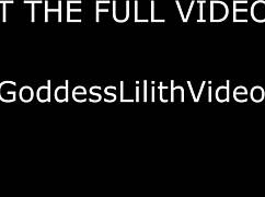 Sexy stockings tease locked cock with nylon foot domination and humiliation close-up