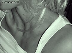 MONSTER COCK Slides Deep in Blonde's Wet PUSSY Outdoor POV Cum Swallow