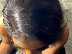 Neighbor gives step bro's petite friend a homemade monster cock blowjob cumshot