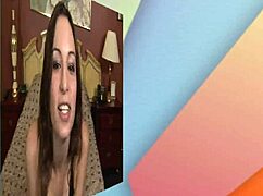 Brunette cutie deepthroats hard spits and takes facial cumshot 💦😈