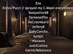 rough creampie in alleyway close up amateur game