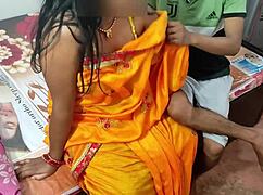 your indian bengali stepmom bends over kitchen counter for son's big cock doggystyle pounding roleplay