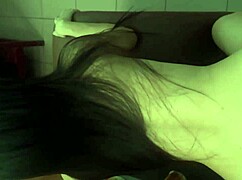 Narrator watches perfect thai college coed bend over for condom doggystyle cum on big ass sofa