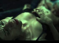 Feral teen girls lick and fuck wildly covered in sticky slime