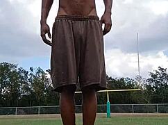 Hey daddy, does my athletic brunette dorm workout make you wanna fuck this pretty teacher roommate?